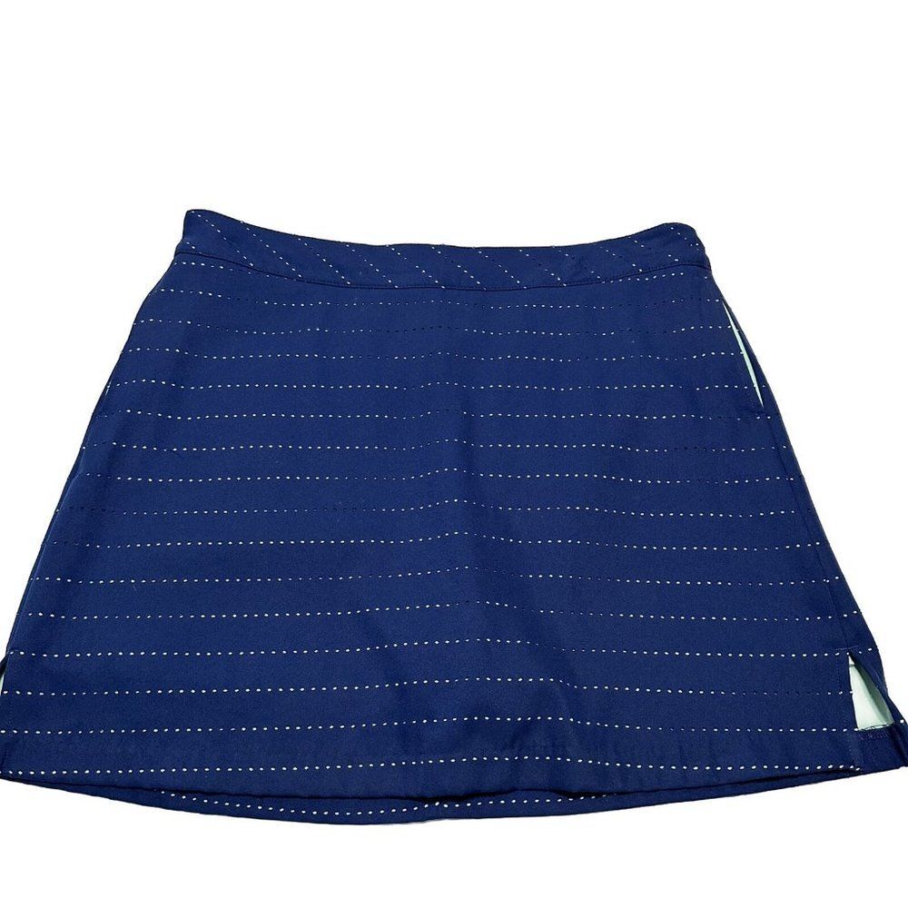 Lady Hagen Woman’s Sz 10 Golf Tennis skort Pickle ball Zipper Pockets Blue